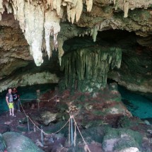 In the Cuza Cave close to our hostel in Jambiani